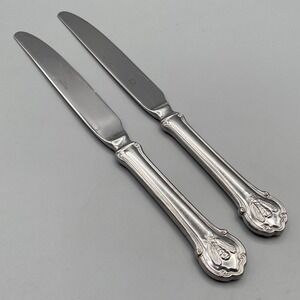 Wallace Stainless Napoleon BEE Dinner Knives 2pcs‎ Flatware 18/10 Vietnam